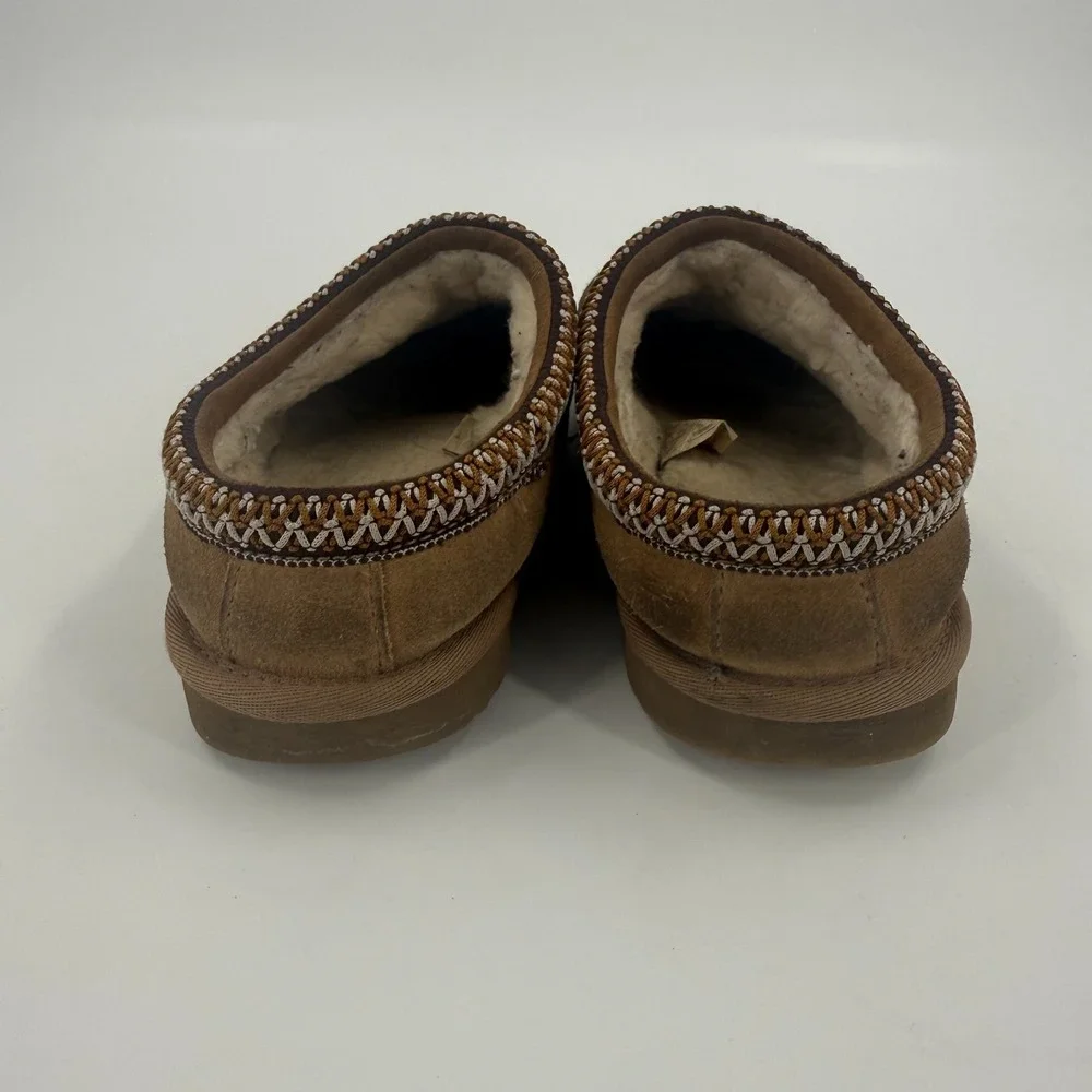 UGG Tasman II Slippers Kids US Size 6 Chestnut Suede Comfort Slip On 1019066K